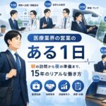 医療業界の営業の「ある1日」｜朝の訪問から夜の準備まで、15年のリアルな働き方
