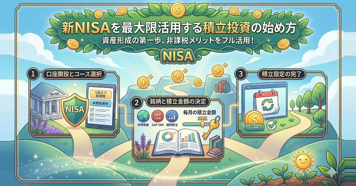 新NISAを最大限活用する積立投資の始め方
